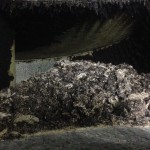 Part way through our Ductwork Cleaning Process