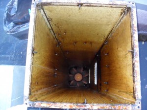 Before Duct Cleaning process